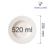 Dove taldrik, 230x44mm