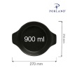 Coal küpsetusnõu, 270 mm