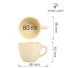 Sun elegantne espressotass, 80ml