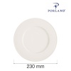Line taldrik, 230mm