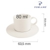 Line virnastatav tass, 80 ml