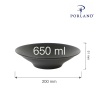 Coal sügav taldrik, 200x(h)51 mm