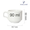 Dove virnastatav tass, 90ml
