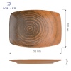 Lykke brown ovaalne taldrik, 270mm