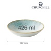Homespun accents aquamarine kauss, 182mm