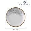 Homespun accents jasper grey taldrik, 288mm