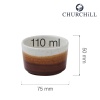 Nourish siena barley white kastmekauss, 75 mm
