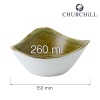 Stonecast plume green kolmnurkne kauss, 153mm