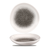 Raku quartz black ümar taldrik, 253mm
