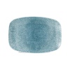 Raku topaz blue piklik vaagen, 344x234 mm