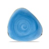 Stonecast cornflower blue kolmnurkne taldrik 26,5cm