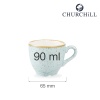 Stonecast duck egg espressotass, 90ml