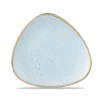 Stonecast duck egg kolmnurkne taldrik, 265mm