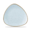 Stonecast duck egg kolmnurkne taldrik, 311mm