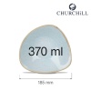 Stonecast duck egg kolmnurkne kauss, 185mm