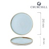 Stonecast duck egg servaga taldrik, 210mm