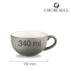 Stonecast grey cappuccino tass, 340ml
