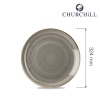 Stonecast grey taldrik, 324mm
