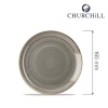 Stonecast grey taldrik, 165mm