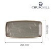 Stonecast grey piklik taldrik, 295mm