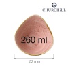 Stonecast petal pink kolmnurkne kauss, 153mm