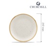 Stonecast barley white taldrik, 217mm