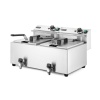 Fritüür 2x8l kraaniga profi