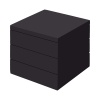 Madeira black buffee alus, 175x175 mm