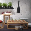 Madeira black söögiriistade karp 275x100x70 mm