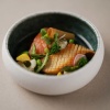 Goro white blue bowl 195mm, 1000 ml