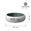 Goro white green kauss 165mm, 650 ml