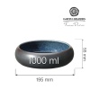 Goro brown blue kauss 195mm, 1000 ml