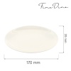 Crema ääristeta taldrik, 170mm