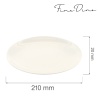 Crema ääristeta taldrik, 210mm