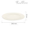 Crema taldrik, 240mm