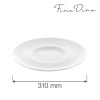 Bianco taldrik, 310mm