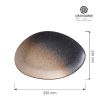 Moon orgaanilise kujuga taldrik, 330mm