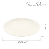 Crema ääristeta taldrik, 250mm