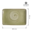 Olive taldrik, 300x200mm