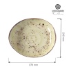 Olive esitlustaldrik, 240x270mm