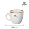 Vanilje espressotass, 75 ml