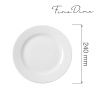 Bianco taldrik, 240mm