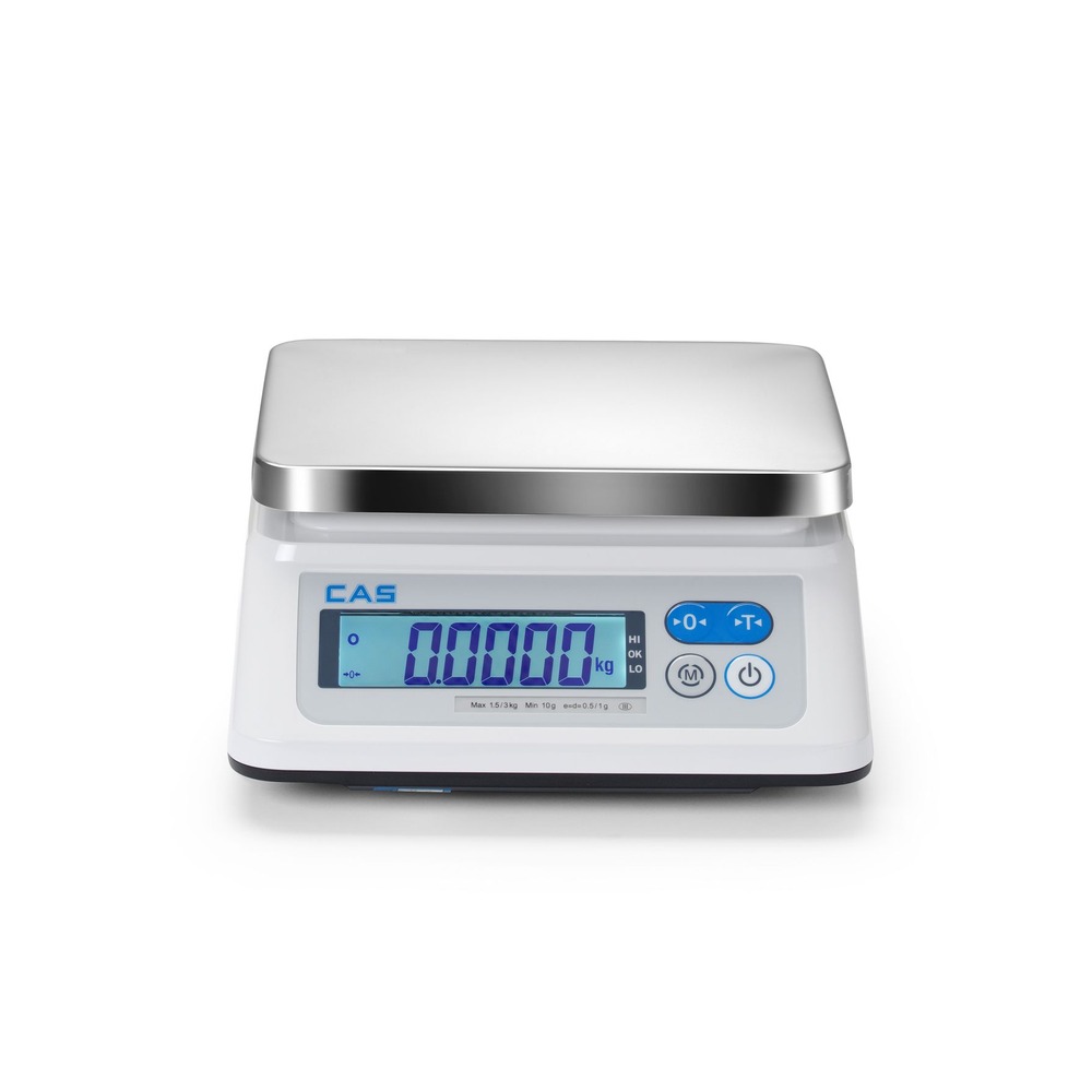 Kaal CAS 3 kg, valge, veekindel