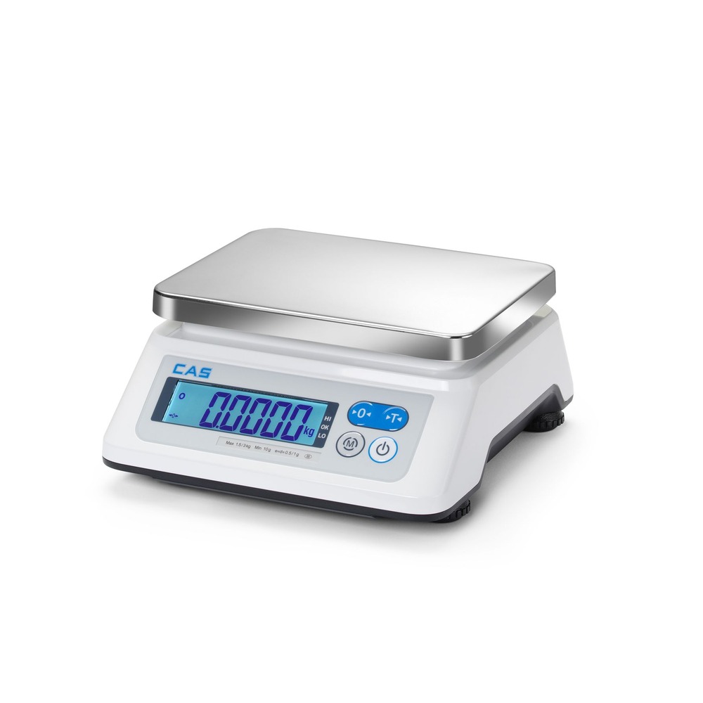 Kaal CAS 3 kg, valge, veekindel