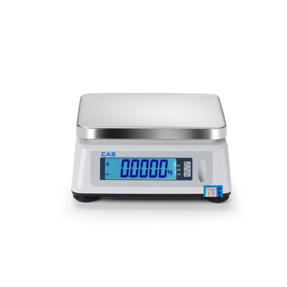 Kaal CAS 15 kg, valge, veekindel