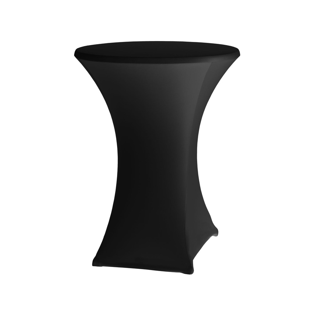 Lauakate 80 cm, ümmargune, Profi Line, must